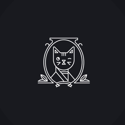 Winkcat coin portrait